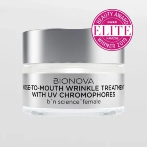 Nose-To-Mouth Wrinkle Treatment with UV Chromophores